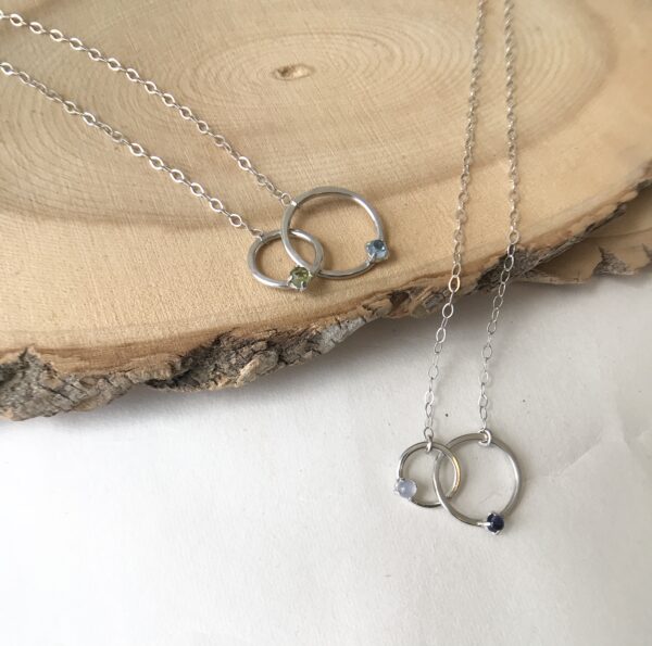 Embrace Circle Necklace -Sterling