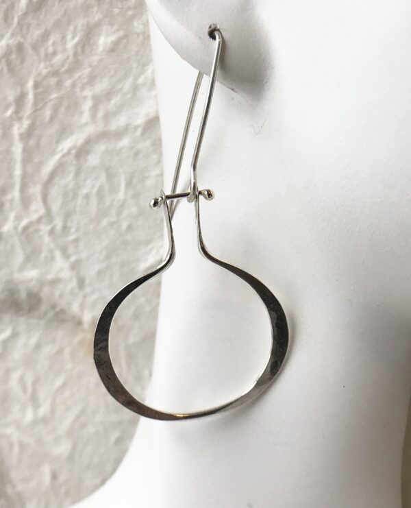 Sterling Silver Hoop Earrings (Medium)