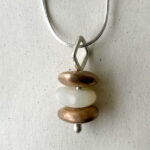 Zen 3 Stonez Sterling Stacking Stones Necklaces