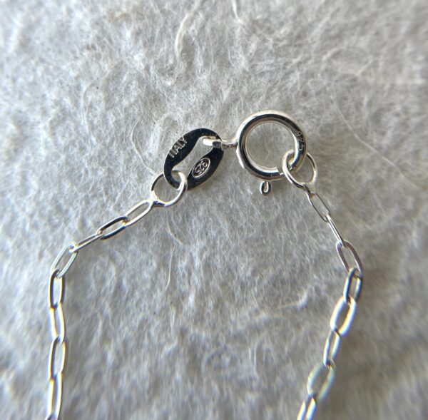 Sterling silver gem pod necklace with your choice of beads.