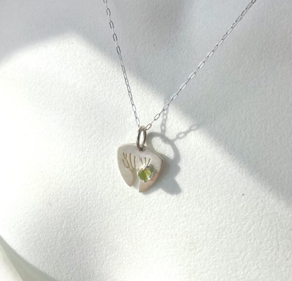 tree of life with gemstone necklace
