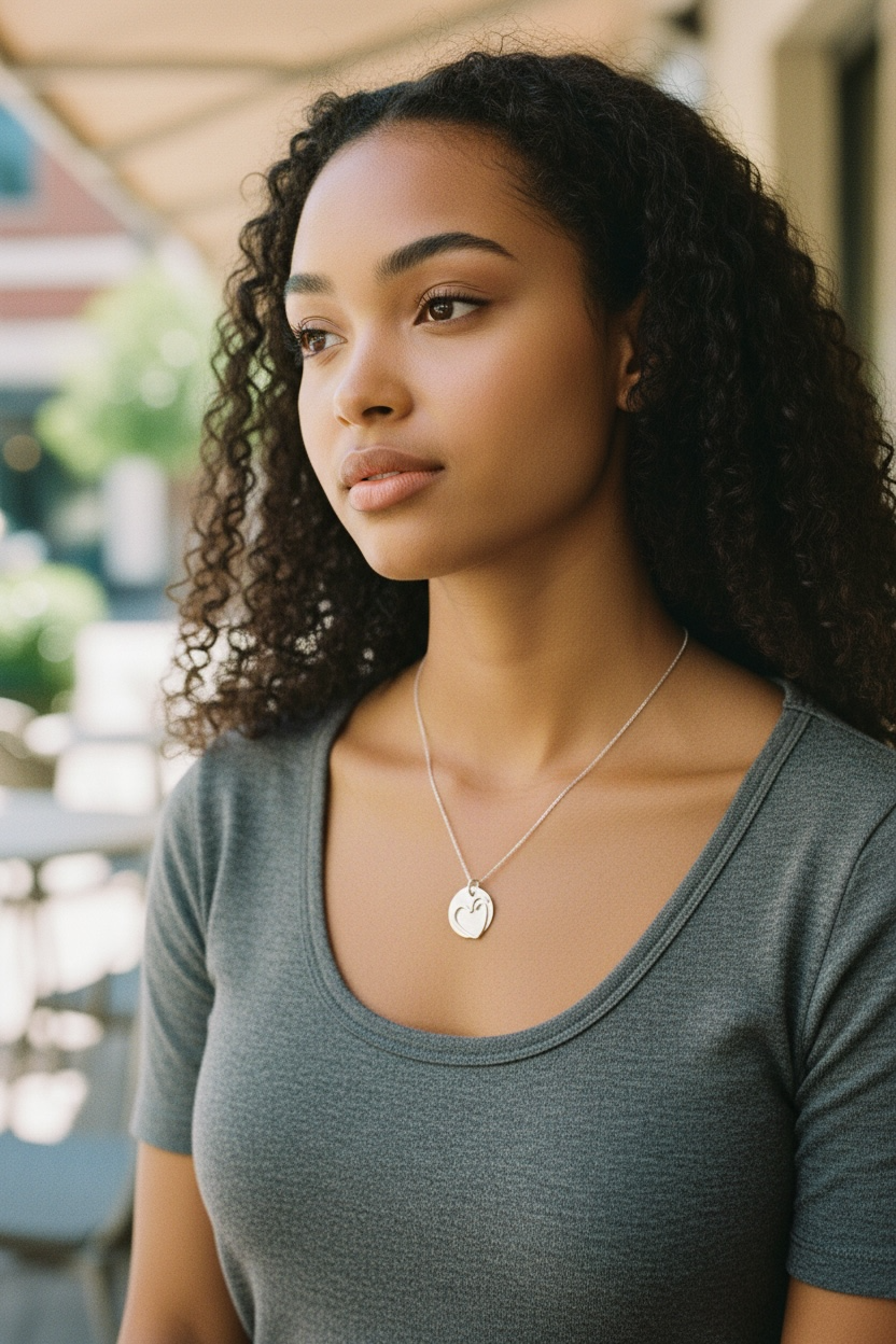 SCAD Sterling Necklace model