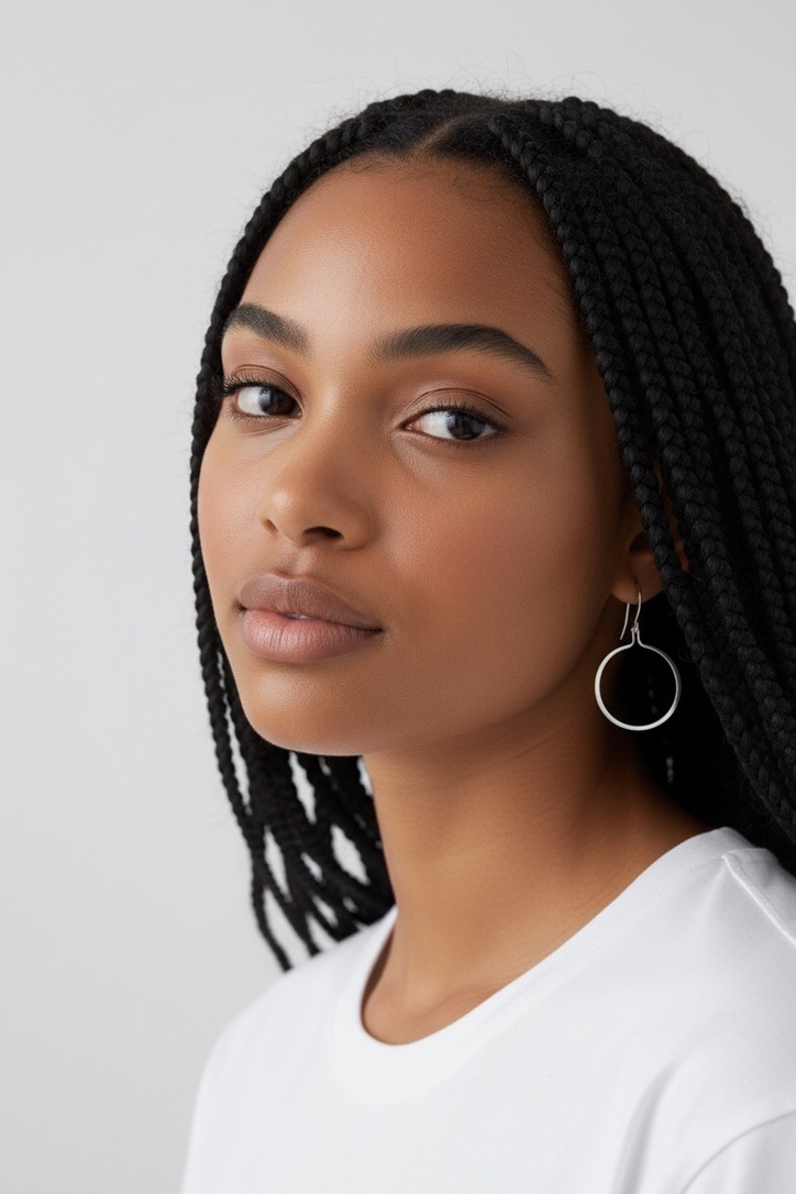 Hinged Hoop Earrings Sm. -Sterling model