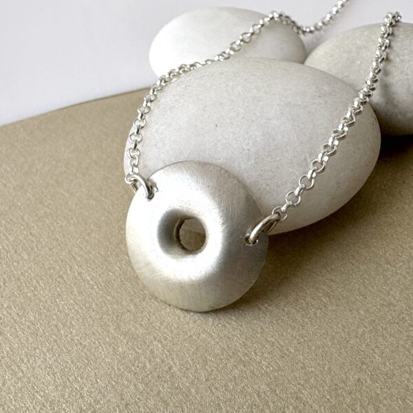 Full Circle Necklace - Lg Sterling
