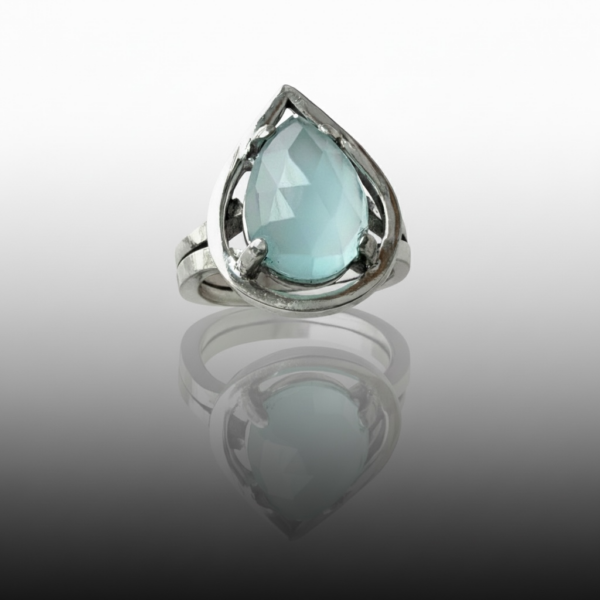 Soul Drop Chalcedony Ring Feature