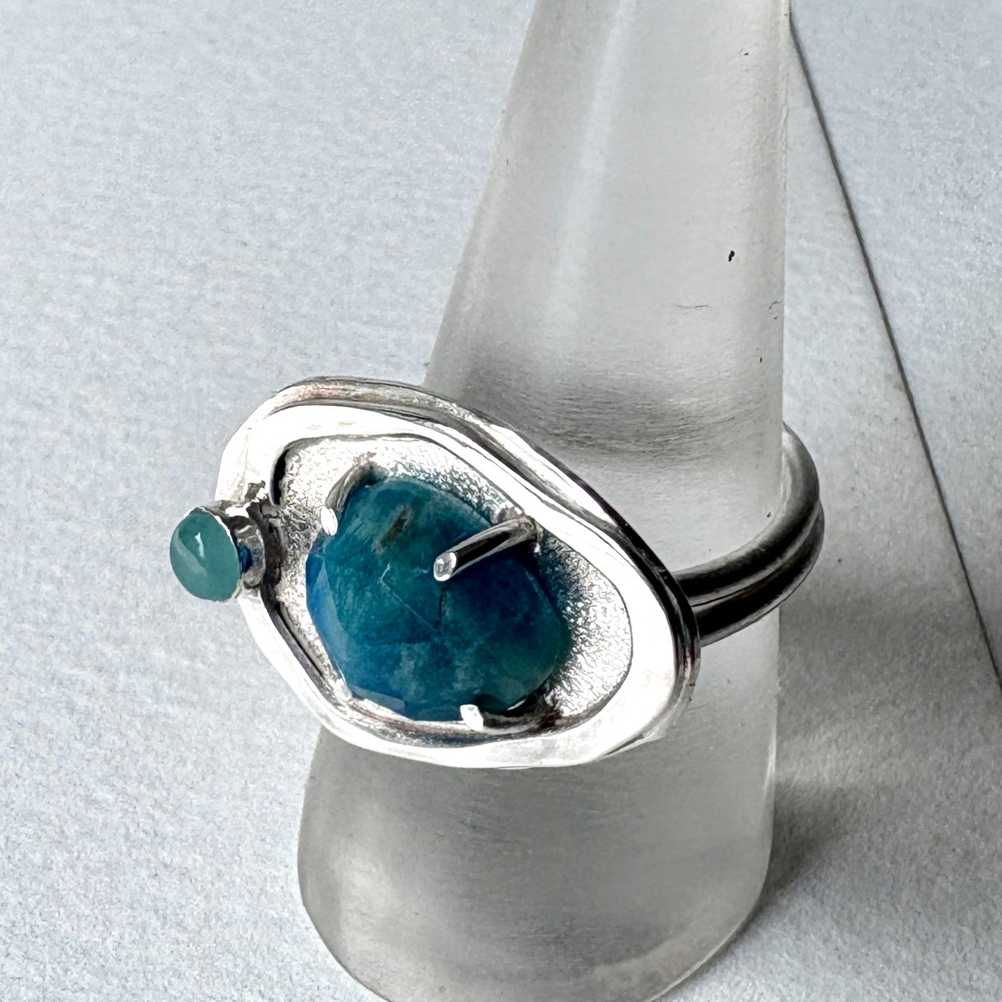Amazonite & Chalcedony Nurture Ring - Image 5