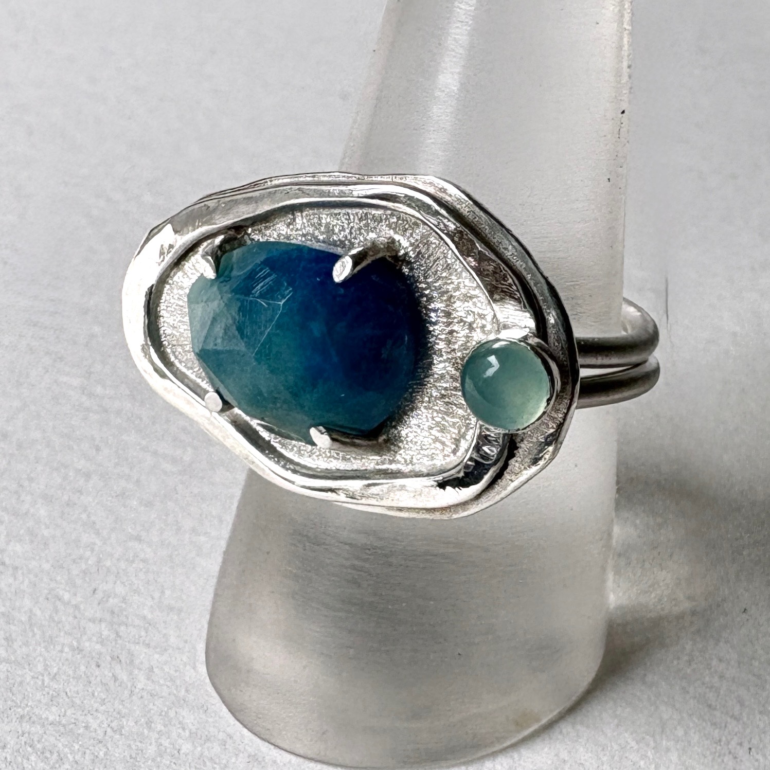 Amazonite & Chalcedony Nurture Ring - Image 6