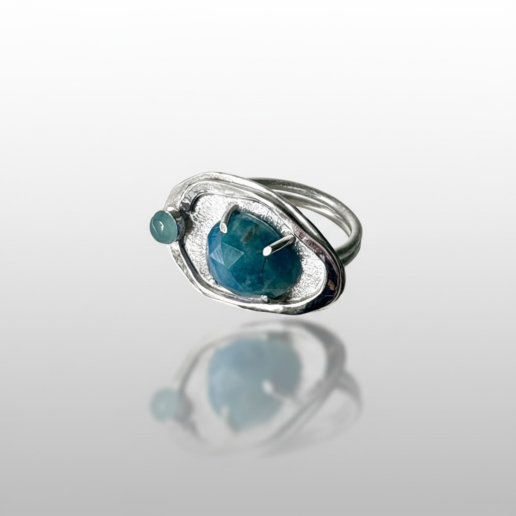 Amazonite and Chalcedony Nurture Ring feature