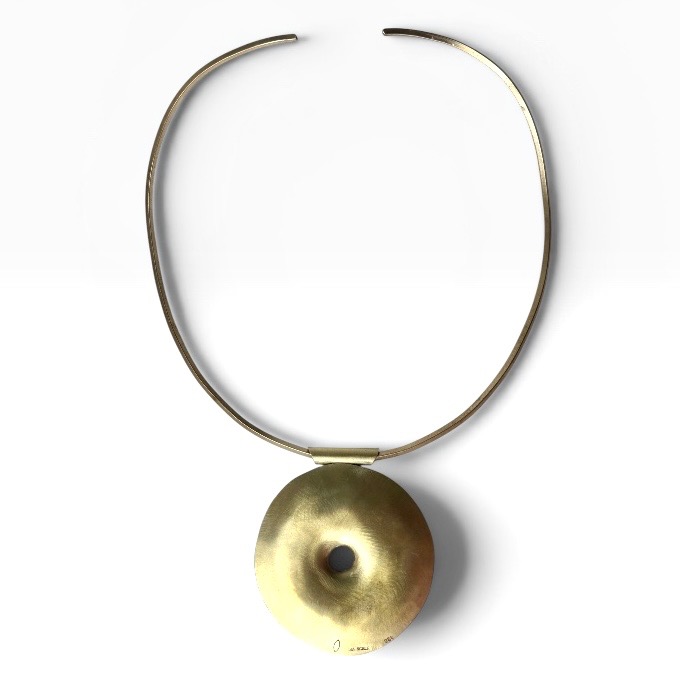 The Athena Necklace - Lapis Lazuli back