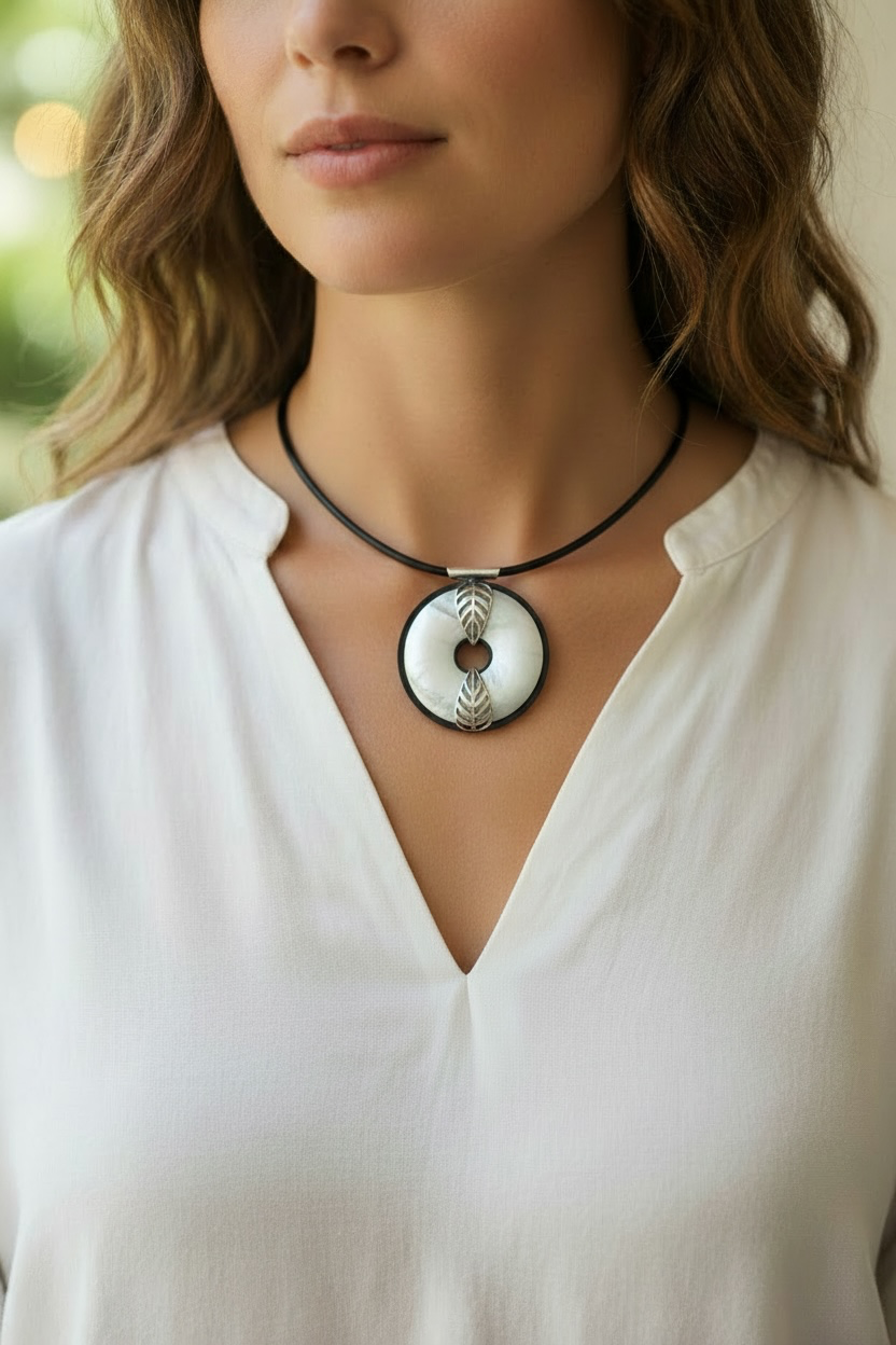 The Aletheia Necklace - Jade model