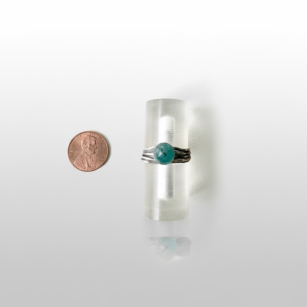 Gemstone Nest Ring - Amazonite - Image 8