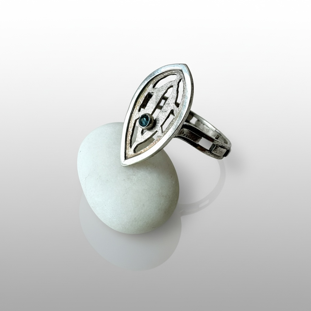 Gem Movement Ring - Green Tourmaline