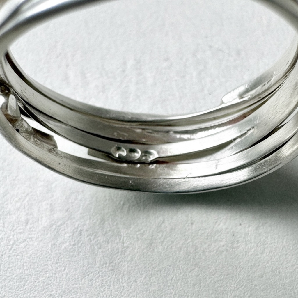 Gemstone Nest Ring - Blue Topaz mark
