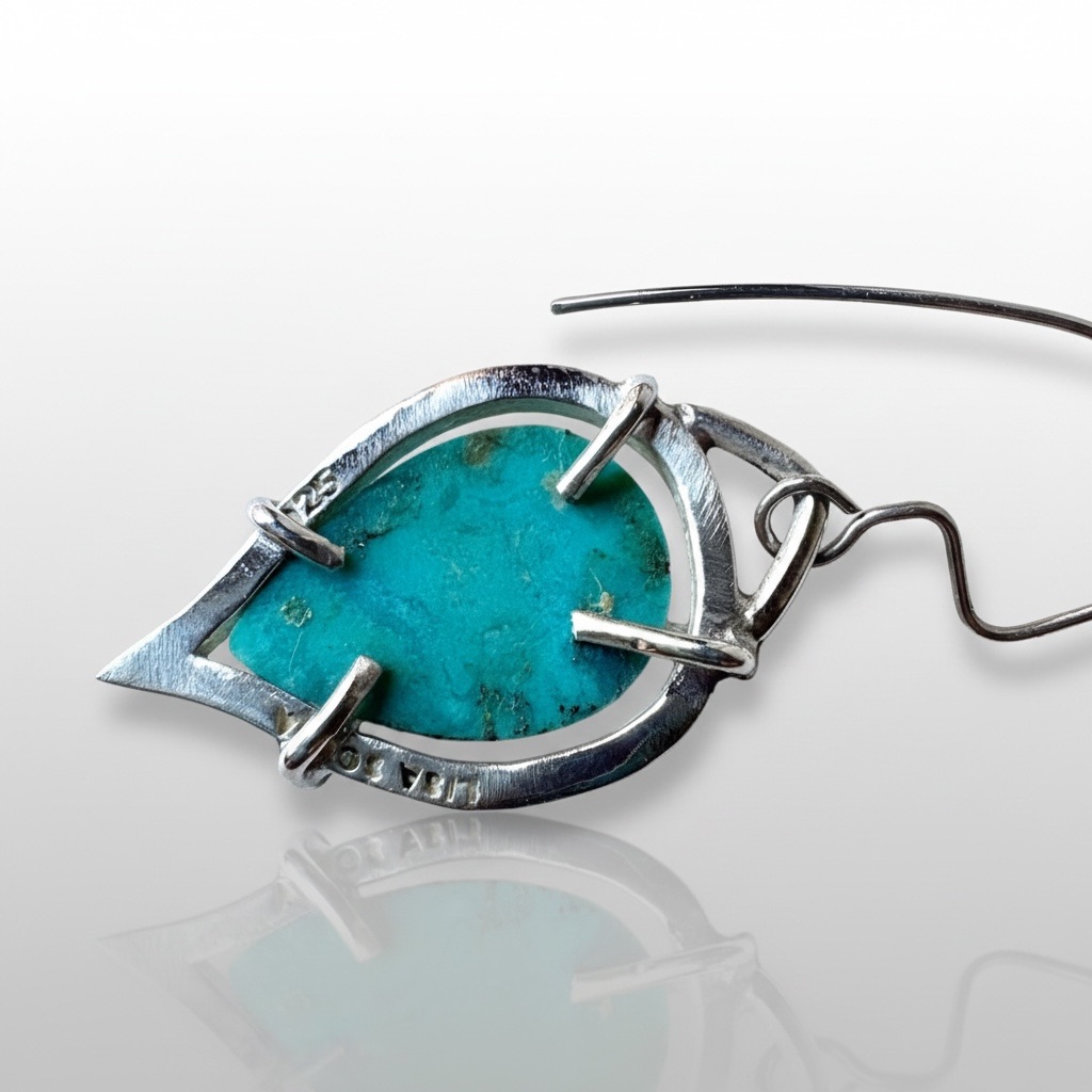 Turquoise Guardian Earrings mark