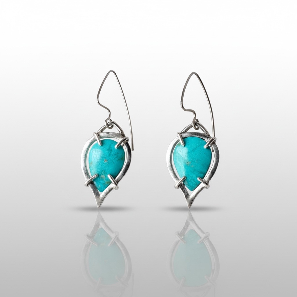 Turquoise Guardian Earrings feature